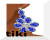 blue/diamond earrings