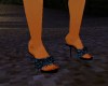 CA Blue Spike Heels