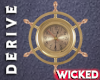 DER Captains Wheel Clock
