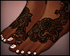 # feet henna | black v2