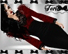 Black Red Vampire Dress 