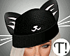 T! Black Kitty Hat/Icey