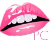 (PC) pink lips shirt