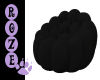 *R* Black Bubble Chair