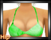 [H] Green Bikini Top Med