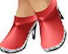 Red & Silver Clogs
