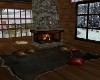 8P Warm Fireplace