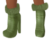 Winter Holiday Mint Boot