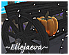 Halloween Pumpkin Bench