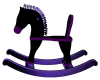 Purple/Blk Rocking Horse