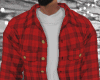 red plaid shirt