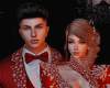 Snowflakes Red Gown