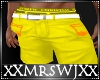 Yellow Note Shorts