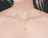 Gols necklace mally
