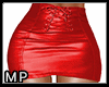 MP Red leather skirt
