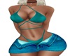Kloe Green Bikini Set