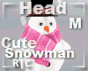 R|C Snowman Head Pink M