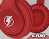 [Y]Headphones Red
