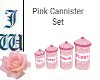 JW Pink Cannister Set