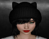 kitty beanie ★ black