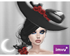 Latex Witch Hat Black