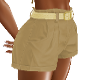 Shorts Women Khaki Tan