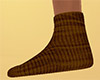Brown Socks flat 2 (F)