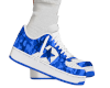 Blue Camo Shoes