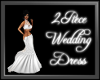 2 Piece Wedding Dress