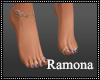 Feet Purple Nails