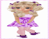 GIRLS PURPLE FLOWER DRES