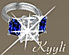Blue Engagment Ring