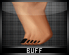B| Bare Feet Black Nails