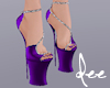 !D Purple Diamond Heels