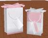 S* Pink/White Gift Bags