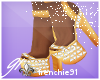 f. Dia Gold Sandals