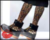 !ANU! socks Leopard