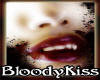 bloody kiss sticker