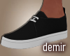 [D] Tied black shoes