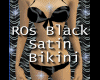 ROs Black Satin Bikini