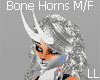 (LL)Bone White Horns M/F