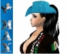 cowgirl hat blue yute