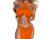 Venus Dress 2 Tangerine