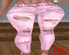 PINK JEANS TORN