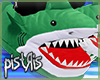 Shark Slippers - Green