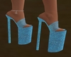 HIGH baby blue heels