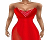 Red long dress