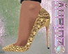 Z! Gold Glitter Heels