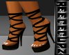 (BE)Black strappy heels