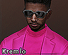 Suit Turtleneck Pink